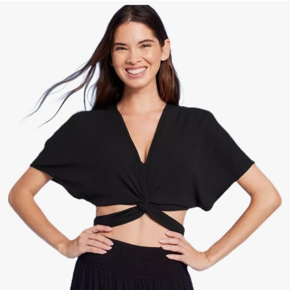 Shade & Shore Women's Multiway Wrap Cover Up Top new 🆕